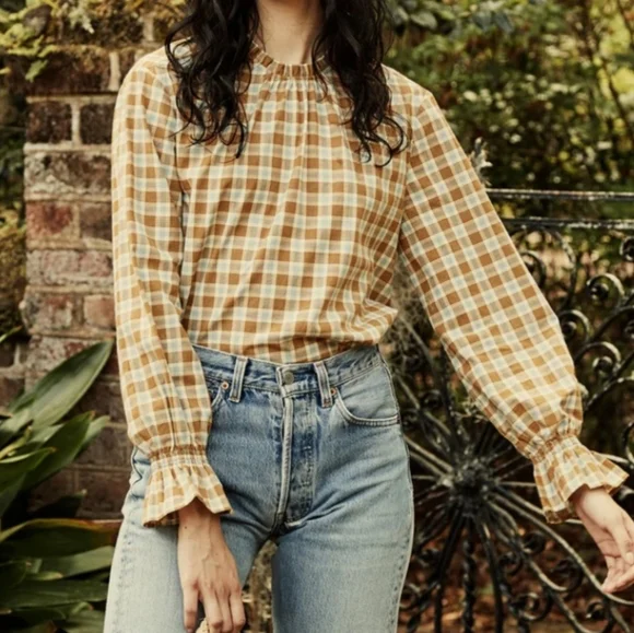 Doen Acacia Plaid Top - Picture 15 of 15